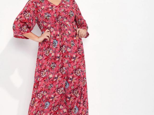 Robe longue fleurie viscose La Fiancée pour un look bohème chic