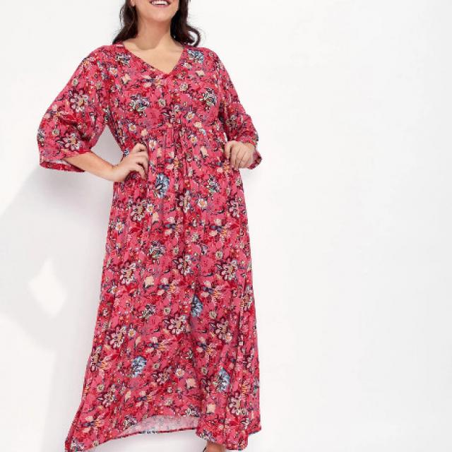 Robe longue fleurie viscose La Fiancée pour un look bohème chic